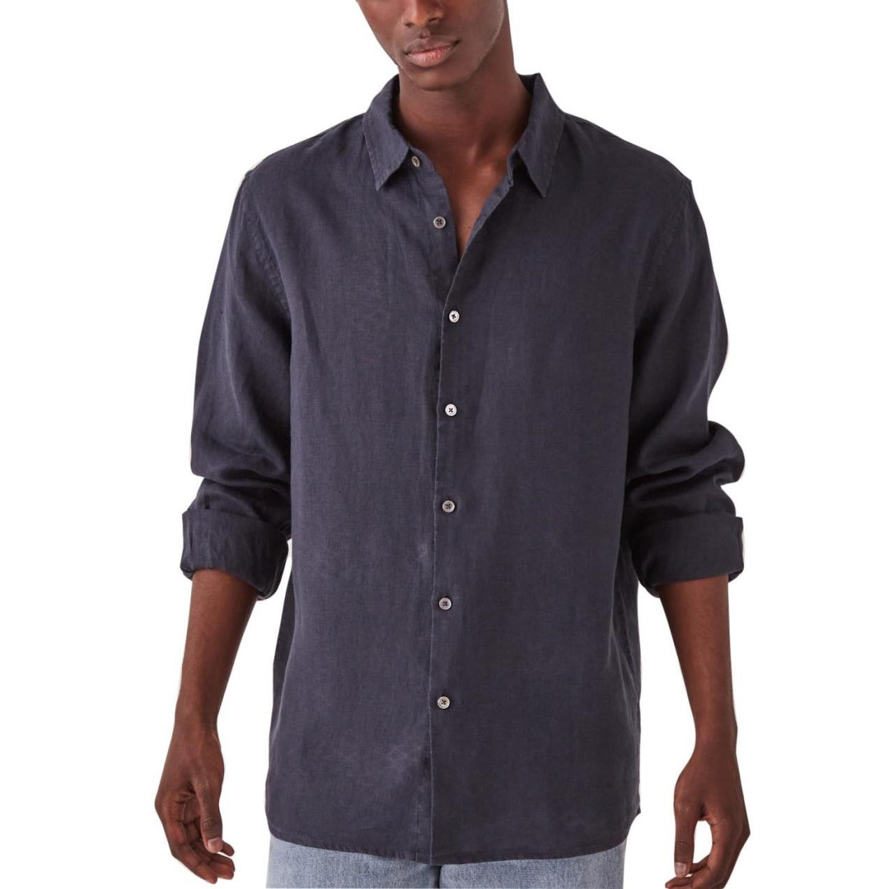 Assembly Label Casual Long Sleeve Shirt